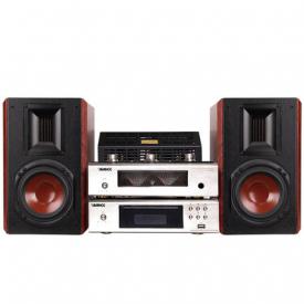 AVANCE ADV380 丹麦皇冠音响发烧HIFI电子管胆机组合音响蓝牙CD功放一体机台式音响家用多功能播放器CD机hifi